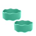 thumbnail image 1 of 2PC Kids Snack Boxes For School Personalized Baby Bottle Labels For Daycare Water Bottle Name Bands Customized Engraved Silicone Baby Reusable Bottle Straps Labels For Cups School 2PCS Green, 1 of 6