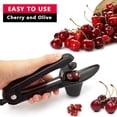 thumbnail image 2 of Cherry Pitter Tool , Olive Jujube Pitter Tool (Black), 2 of 6
