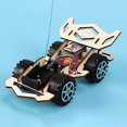thumbnail image 4 of Assembly Racing RC Toys Kids Cars Car Toys Toy Vehicle Car Wooden DIY Building Education, 4 of 9