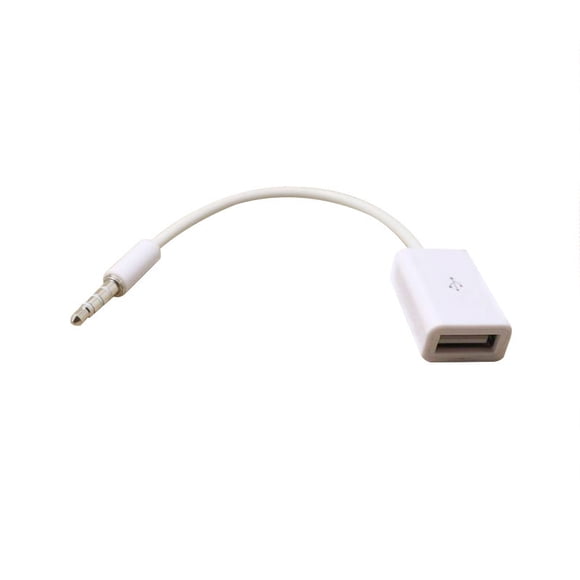 Baohd Câble de Données Auxiliaire USB Femelle vers Câble d'Extension audio 3.5mm