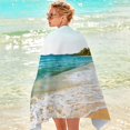 thumbnail image 4 of Sandproof Beach Blanket Lightweight Microfiber Beach Towel Super Lightweight Colorful Bath Towel Sandproof Beach Blanket Multi-Purpose Towel for Travel Swimming Pool 30X60 Inch, 4 of 4