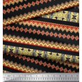 thumbnail image 2 of Soimoi Rayon Fabric Damask & Aztec Southwestern Decor Fabric Printed Yard 56 Inch Wide, 2 of 3
