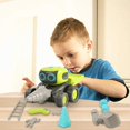 thumbnail image 4 of RC Robot Toys, Electric Remote Control Car Toys, Learning and Training Technology Vehicles, Assembling Remote Control Robot with Lights / Music, Kids RC Car, 4 of 7
