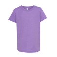 thumbnail image 1 of Bella Canvas Jersey Short-Sleeve Tee 3001Y, S, Heather Team Purple, 1 of 2