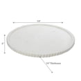 thumbnail image 2 of Plateau Rond En Marbre Blanc, 2 of 3