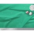 thumbnail image 3 of Soimoi Green polyester Crepe Fabric Dots & Star Fabric Prints By Yard 42 Inch Wide, 3 of 3