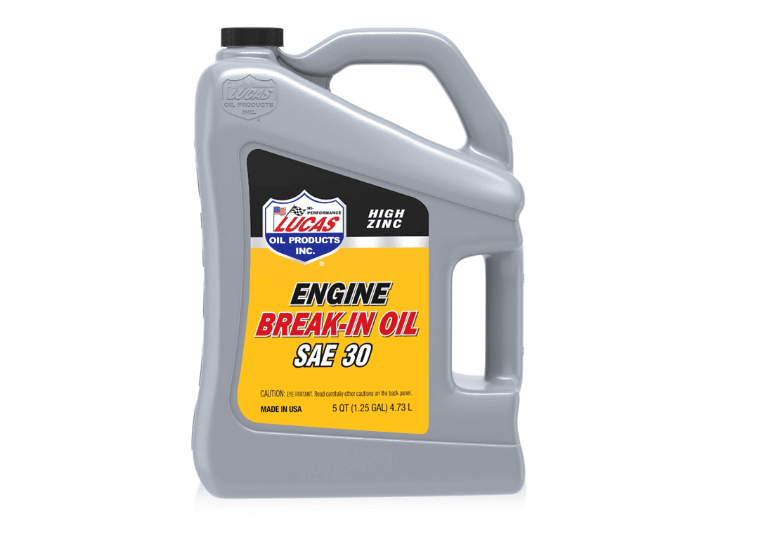 Lucas Oil Break-In Oil 10631 SAE 30; 5 Quart Jug; Single