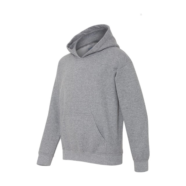 Gildan - Heavy Blend Youth Hooded Sweatshirt - 18500B - Graphite Heather - Size: XL