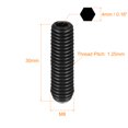 thumbnail image 2 of Unique Bargains Ball Point Set Screws, M8 x 30mm High Carbon Steel Metric Spring Hex Socket Grub Screw 20 Pack, 2 of 7
