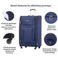 thumbnail image 4 of Jetstream Valise Enregistrée Souple Très Grand Format Extensible, Valise de Voyage Légère à Roulettes avec Roues Pivotantes, 4 of 7