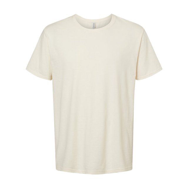 Jerzees T-Shirt Col Rond pour Hommes, m, Crème Douce Chiné