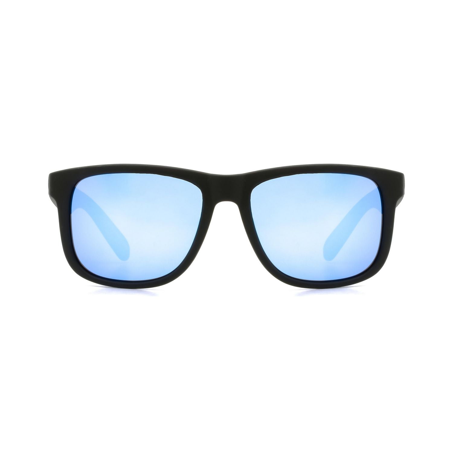 George Mens Polarized Black Square Sunglasses