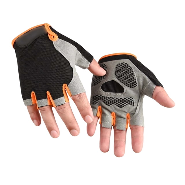 Kids Half Finger Sports Gloves for Outdoor Cycling Exercise Riding Biking Climbing and Active Play