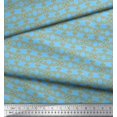 thumbnail image 3 of Soimoi Velvet Fabric Filigree Damask Print Fabric by Yard 58 Inch Wide, 3 of 3