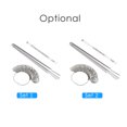 thumbnail image 2 of Aluminium Ring Sizer Mandrel Metal Ring Sizer Finger Sizing Stick Mandrel Tool With Ring Sizer Gauge Set Measuring Tape For Ring Size Measurement, 2 of 7