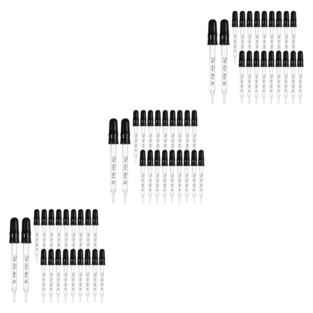 pitrice 20x White Wide Range Of Uses Glass Pipette Dropper For Essential Oils Aromatherapy Easy To Clean 3Set