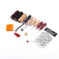 thumbnail image 2 of 13Pcs DIY Leather Craft Tools, Basic Stamping Set Punch Tools Kit, Leather Sewing Supplies Leather Craft For Beginners Sewing Leather, 2 of 8