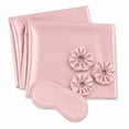 thumbnail image 2 of Swift Home 6-Piece Satin Pillowcase Gift Set with Eye Mask and Scrunchies, Beauty Sleep Set, Rose Gold, 2 of 7
