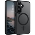 thumbnail image 1 of [PST] Samsung Galaxy S25 / S24 Case, Matte Rubber Hybrid Back Cover with Magnetic MagSafe Compatible, 1 of 5