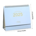 thumbnail image 3 of Meitianfacai 2025 Mini Desk Calendar Mini Standing Calendar 2025 Flip Calendar For Desk 2025 Standing Flip Desktop Calendar Desk Calendar Planner Office Calendar For Home, Light blue, 3 of 6