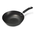 thumbnail image 1 of Starfrit 28cm(10") Non-Stick Wok - Durable Cast Iron - Ideal for Asian Recipes - Oven Safe - PFOA Free - Easy to Clean - Black, 1 of 6