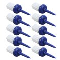thumbnail image 2 of CUITING 10pcs Golf Tees Brush Type Low Resistance More Distance Consistent Height Plastic Tees for Golf Driver TrainingBlue Handle White Hair, 2 of 8