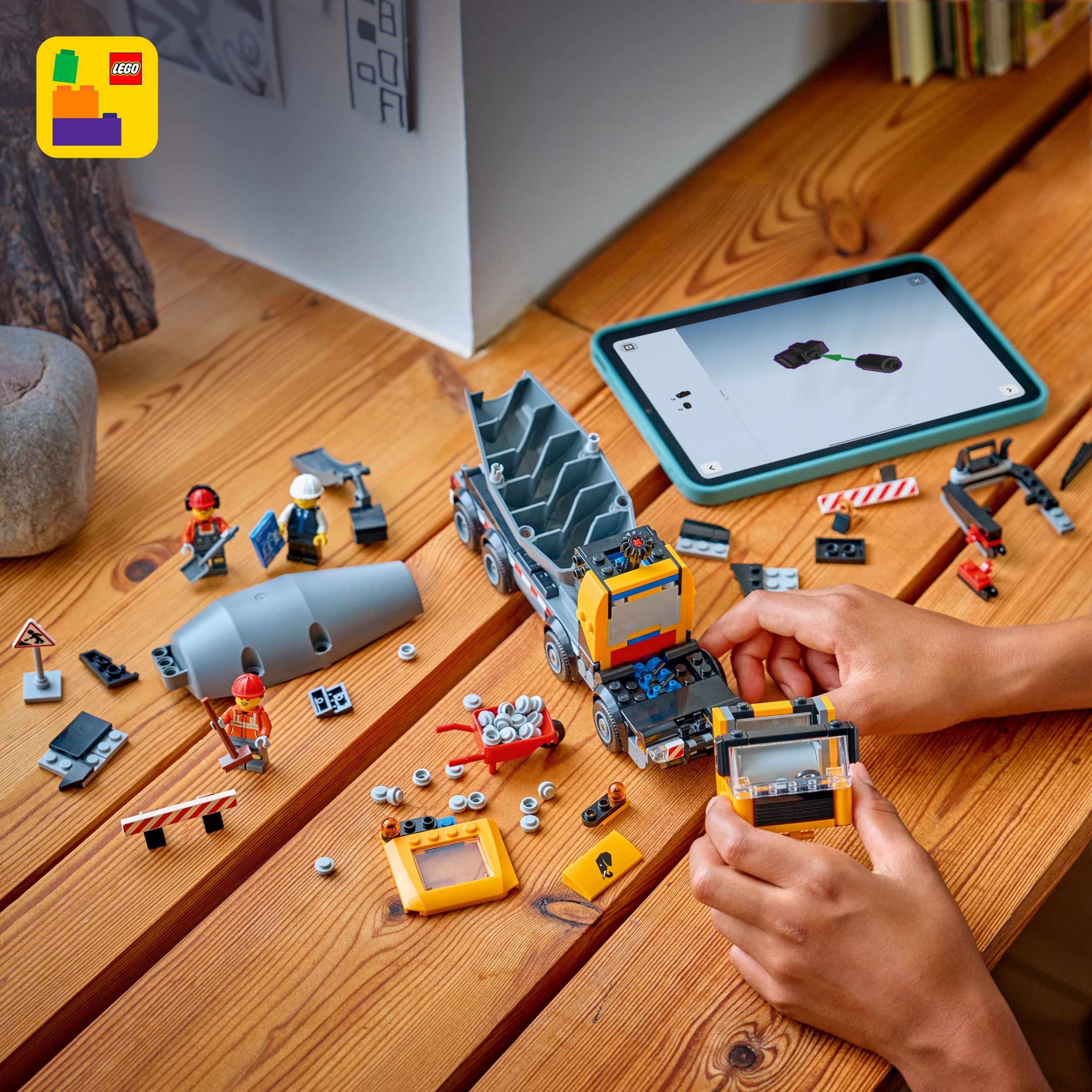 LEGO City La bétonnière – Jouet de construction pour enfants 60478