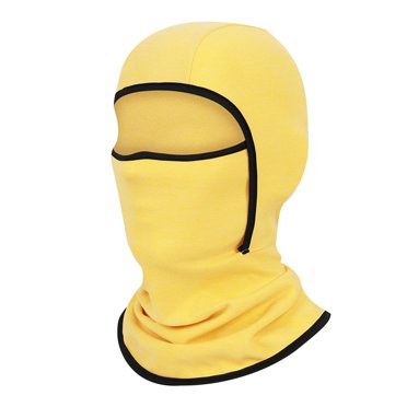 Penkiiy Winter Children's Cycling Face Mask Cold And Windproof Outdoor Bicycle And Motorcycle Protection Skiing Face Mask Yellow