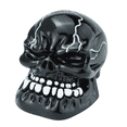 thumbnail image 1 of Levier de Vitesse Crâne avec Grosse Tige Dentée, Convient à la Plupart des Voitures, Camions et Véhicules à Transmission Automatique et Manuelle, Noir, 1 of 8