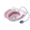 thumbnail image 1 of Fesfesfes Elderly Bath Basin Bathing Basin Pressurized Flushing Basin Portable Foldable Design for Home Elderly Disabled Easy to Use Lightweight Space Saving, 1 of 5