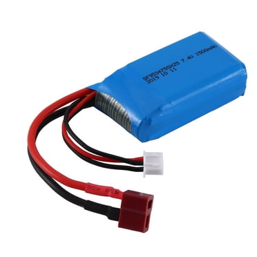 RYRDWP Clearance Batterie à Prise en T 7,4 V 1500 mAh pour Voitures RC A959-B/A969-B/A979-B/K929-B/144001 – Batterie de Remplacement Haute Performance