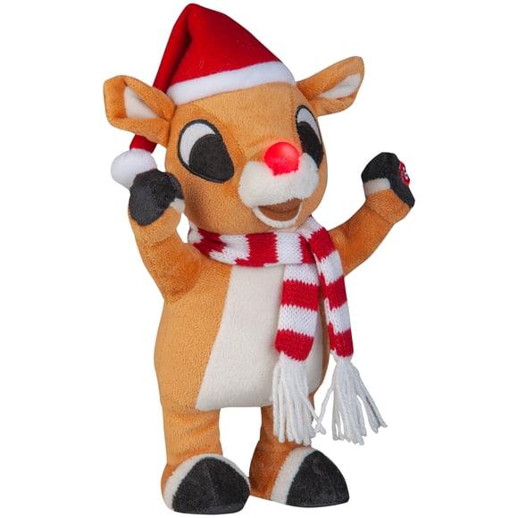 Christmas Waddler Rudolph w/Hat and Scarf Rudolph 6.693 in x 5.9055 in x 11.4173 in x 0.5513 lb