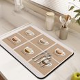 thumbnail image 3 of High-Quality Stain-Hiding Coffee Mat for Clean Countertop: Enhance Your Coffee Bar with this Absorbent Rubber-Backed Accessory, Perfect Dish Drying Spot - Fits Under Coffee Makers, 18x24 Inches, 3 of 7