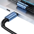 thumbnail image 1 of USB C Cable to USB C Right Angle Type C to Type C Cable Fast Charge 5A Right Angle Fast Charge Type C to Type C Cable USBC to USBC Fast Charging Cable 3.3/6.6 ft efficient, 1 of 15