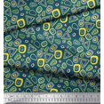 thumbnail image 2 of Soimoi Cotton Duck Fabric Geometric Small Print Sewing Fabric Yard 42 Inch Wide, 2 of 3