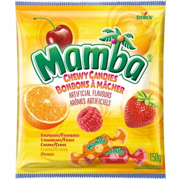 Mamba bonbons à mâcher fruités assortis