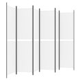 thumbnail image 3 of vidaXL 6-Panel Room Divider White 300x200 cm Fabric, 3 of 5