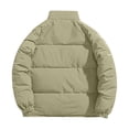 thumbnail image 3 of MASRIN Running Jacket  Womens Basic Hoodie Jackets Solid Color Zip Up Hooded Coats with Pockets Plus Size Loose Outwear Sweatshirts Sweater Stone, 3 of 4
