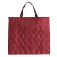 thumbnail image 1 of Walmart Large Quilted Reusable Shopping Bag, Grocery Tote Bag, Burnt Red, 1 of 7