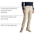 thumbnail image 4 of Dickies Womens Slim Fit Bootcut Stretch Twill Pants, 4 Regular, Desert Sand, 4 of 4
