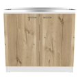 thumbnail image 1 of TUHOME Napoles Utility Sink - White/Light Oak  Engineered Wood, 1 of 8