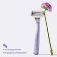 thumbnail image 2 of Flamingo 5-Blade Women's Razor - 1 Razor Handle + 2 Razor Blade Refills - Lilac, 2 of 6