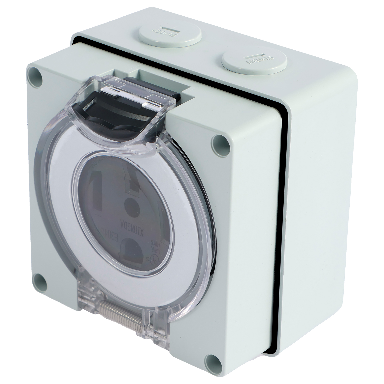 Boîte de Prise de Courant RV 50 Ampères Panneau Réceptacle RV IP66 Étanche Boîte de Sortie RV Multifonction Panneau de Prise de Courant RV Portable pour Véhicule Récréatif Motos