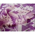 thumbnail image 5 of oneOone Silk Tabby Fabric Triangle Geometric Decor Fabric Printed BTY 42 Inches Wide, 5 of 5