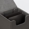 thumbnail image 2 of rcstronger Trading Card Deck Case Hold 140+ Cards Card Organization Box black gray, 2 of 8