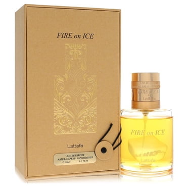 Lattafa Fire on Ice by Lattafa Eau De Parfum Spray (Unisex) 3.7 oz for Men