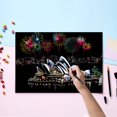 thumbnail image 1 of Nightscape DIY Scratch Off Art Kit for Adults Kids Reveal Hidden Designs Educational Activity, 1 of 2