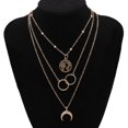 thumbnail image 1 of lionlar Butterfly Necklace Pendant Multilayer Dainty Butterfly Choker Necklace Multilayer Golden, 1 of 4