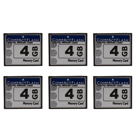 6X Professional 4GB Compact Flash Memory Card(White&Blue)