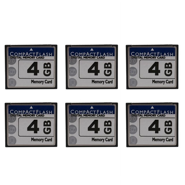 6X Professional 4GB Compact Flash Memory Card(White&Blue)